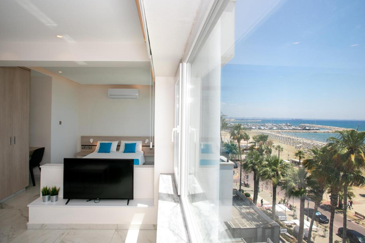 Les Palmiers Sunorama Beach Apartments Lárnaka Eksteriør bilde